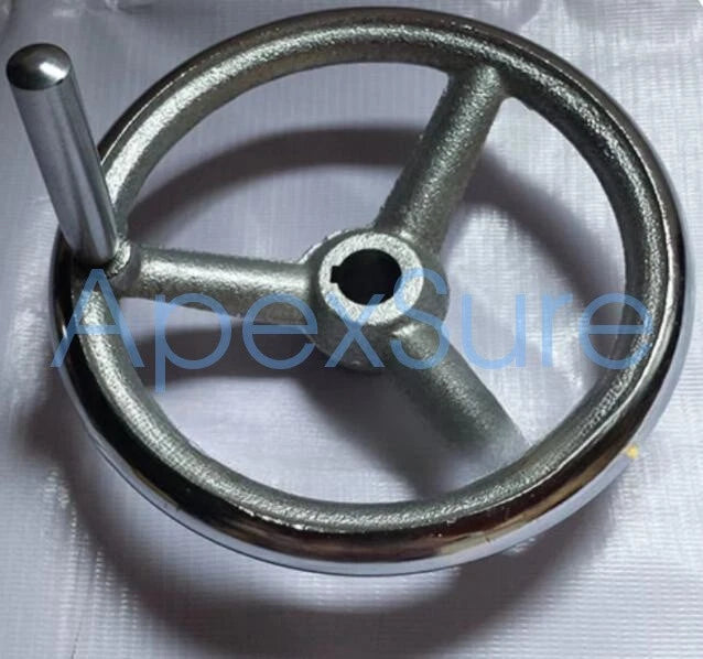 Lathe Bakelite Three-wheel Handwheel Cast Iron Chrome Metal Handwheel MillingCNC