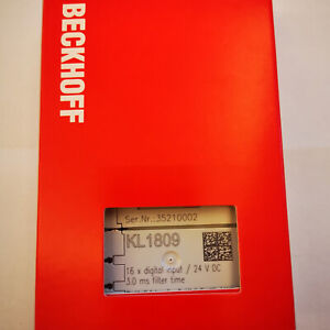 One Beckhoff KL1809 PLC Module KL1809 New In Box - BECKHOFF