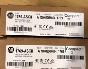 1PC NEW 1769-ASCII SER A ALLEN BRADLEY CompactLogix ASCII Interface Module | Allen Bradley CompactLogix ASCII Interface Module | 1769-ASCII SER A ALLEN BRADLEY CompactLogix ASCII Interface Module | CompactLogix ASCII Interface Module - ALLEN BRADLEY