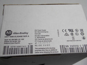 Allen Bradley 1606-XLS240E Performance Power Supply AC/DC 240V DC 16Amps 80 Plus Gold Efficiency 120-208V Input 160W Output 2.3 lbs 80mmx400mm Durable Case CAT III 1000W 240V 16Amps 80 Plus Gold Efficiency CAT III 1000W 240V - ALLEN BRADLEY