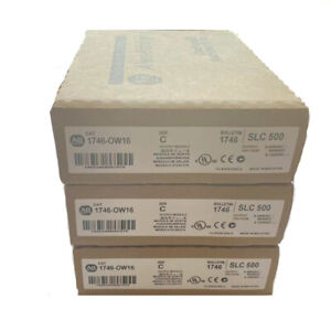 New Sealed Allen Bradley 1746-OW16 SLC 500 Ser C PLC Output Module AB 1746OW16 - ALLEN BRADLEY