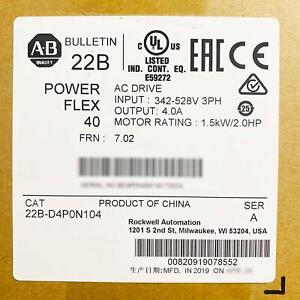 AB 22B-D4P0N104 PowerFlex 40 1.5 kW AC Drive - HITACHI