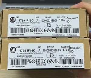 CompactLogix 16 Pt Current Module - New Factory Sealed AB 1769-IF16C SER - COMPACTLOGIX
