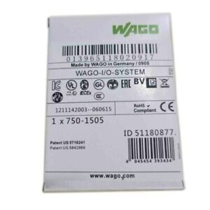 WAGO 750-1505 16-Channel Digital Output PLC Module 750 1505 1PC 16 Channel Digital Output Module WAGO 750 1505 - WAGO