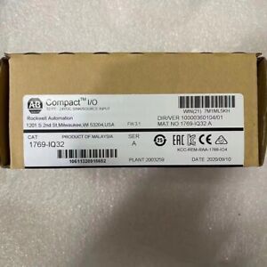 New Factory Allen-Bradley 1769-IQ32 SER A CompactLogix 24VDC Input Module - ALLEN-BRADLEY