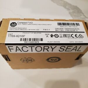 Allen Bradley New Sealed CompactLogix 16 Pt 24VDC Input Module 1769-IQ16F - ALLEN BRADLEY