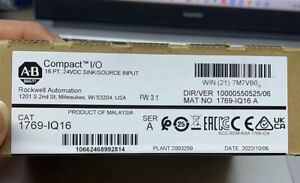 CompactLogix 16 Pt 24VDC Input Module AB 1769-IQ16 - LOGIX-TECHNOLOGY