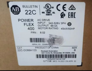 PowerFlex 400 AC Drive 45 kW 60 HP 22C-D088A103 Fast Ship 1pcs - ABBYYLEGOJACK