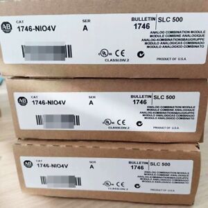 New Factory Sealed AB 1746-NIO4V Analog Combination Module PLC 1746NIO4V - ABC BRAND