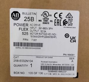 Allen-Bradley Powerflex 525 Fast - 25B-E032N - ALLEN-BRADLEY