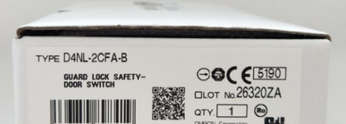 OMRON D4NL-2CFA-B Guard Lock Safety Door Switch