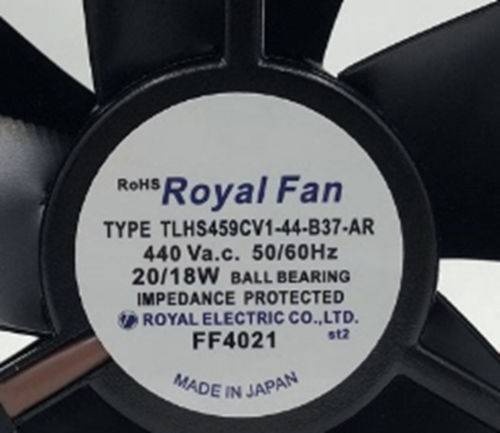 Royal Fan TLHS459CV1-44-B37-AR Cooling Fan 440V
