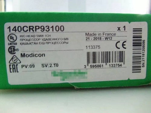 1PC Schneider 140CRP93100 Modicon RIO Head Module ping