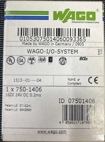 1PC Wago 750-1406 7501406 PLC Module ping