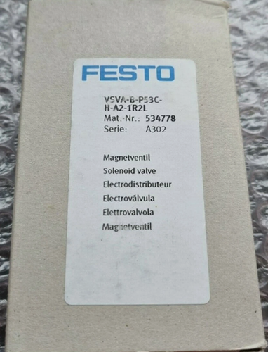 Festo VSVA-B-P53C-H-A2-1R2L Solenoid Valve One ping