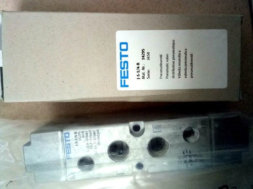 Festo J-5-1/4-B 14295 Solenoid Valve One Free Shipping J51/4B