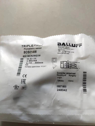 Balluff BOS014W BOS 18M-PA-RH22-S4 Photoelectric switch sensor One