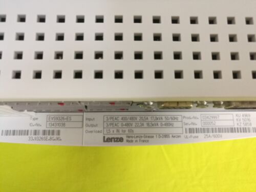 new Lenze EVS9326-ES Servo Controller - LENZE