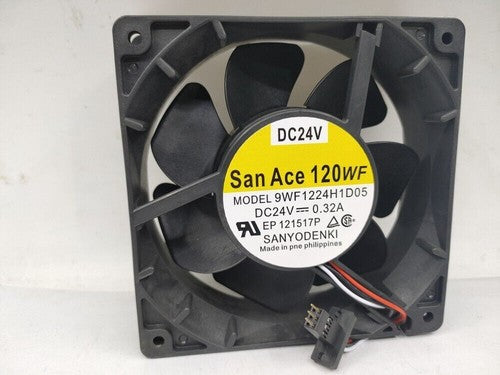 1PC Sanyo Denki 9WF1224H1D05 Axial Cooling Fan 120*120*38mm 3pin 0.32A