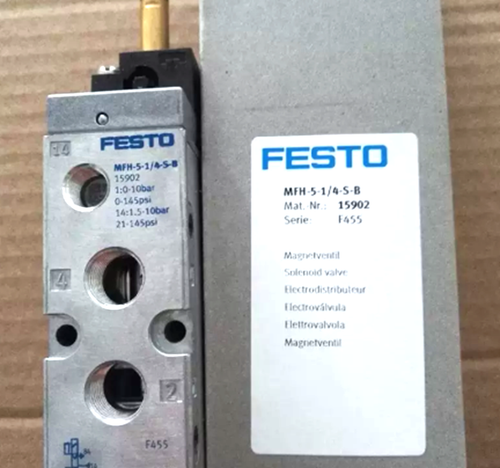 Festo MFH-5-1/4-S-B 15902 Solenoid Valve One MFH51/4SB Free Shipping