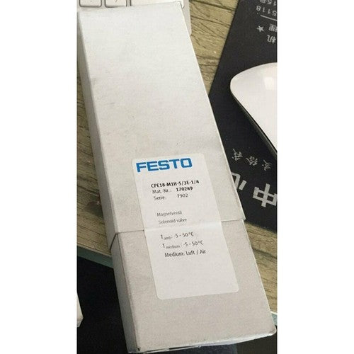Festo CPE18-M1H-5/3E-1/4 170249 Solenoid Valve One CPE18M1H5/3E1/4