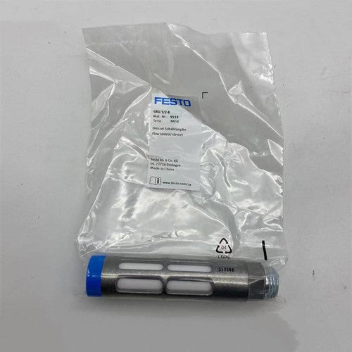 Festo GRU-1/2-B 9519 Flow control/muffler GRU1/2B One Free Shipping