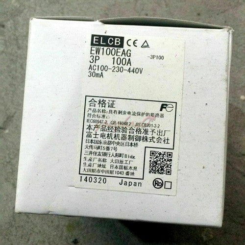 Fuji EW100EAG 3P 100A Circuit Breaker 1PC ping