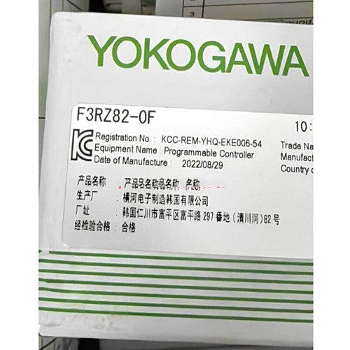 Yokogawa F3RZ82-0F PLC Module 1PC ping F3RZ820F