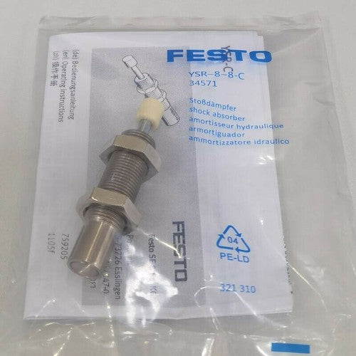 Festo YSR-8-8-C 34571 Shock Absorber Buffer One Free Shipping YSR88C