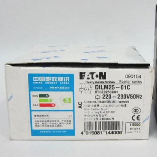 1PC EATON MOELLER DILM25-01C 220-230V contactor ping DILM2501C