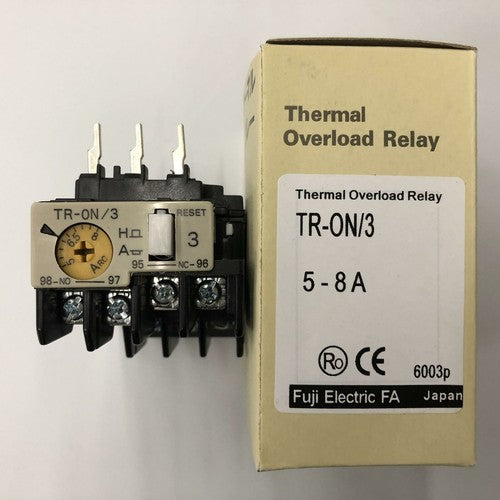 Fuji TR-ON/3 5-8A Thermal Overload Relay 1PC Free Shipping TRON/3