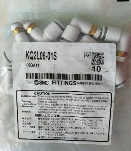 10PCS SMC KQ2L06-01S Fittings Free Shipping KQ2L0601S