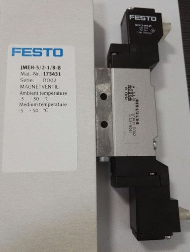 new Festo JMEH-5/2-1/8-B 173431 Solenoid Valve One JMEH5/21/8B