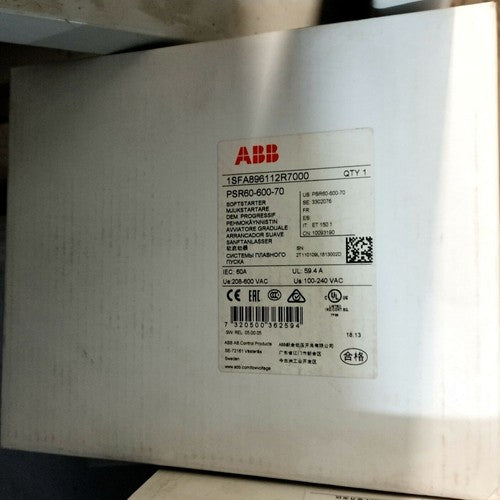1PC ABB Soft Starter 30kw PSR60-600-70 ping