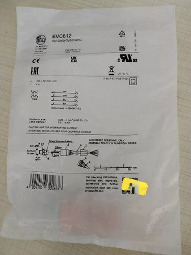 IFM connection plug EVC812 One Free Shipping