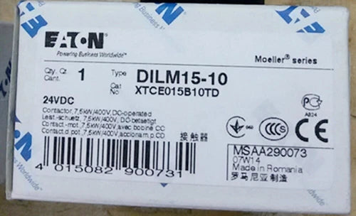 1PC EATON MOELLER DILM15-10 24VDC contactor ping
