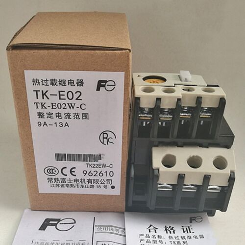 Fuji TK-E02 9-13A Thermal Overload Relay 1PC Free Shipping TKE02