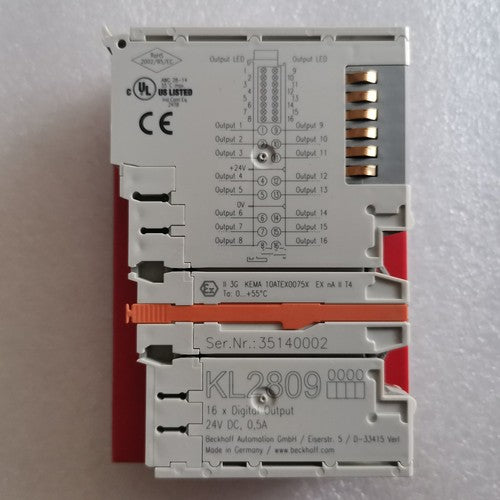 Beckhoff KL2809 PLC Module One ping