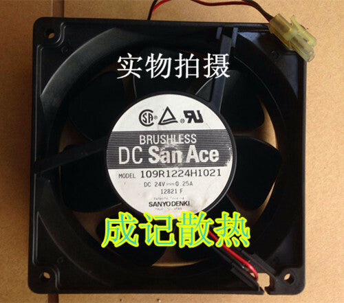 1pcs Sanyo 109R1224H1021 24V 0.25A 12CM inverter fan