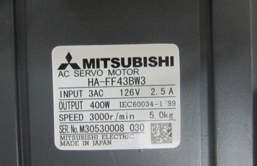Mitsubishi HA-FF43BW3 Servo Motor HAFF43BW3 1PC ping