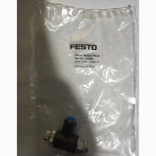 One Festo GRLA-1/8-QS-6-RS-B 162965 Valve GRLA1/8QS6RSB Free Shipping