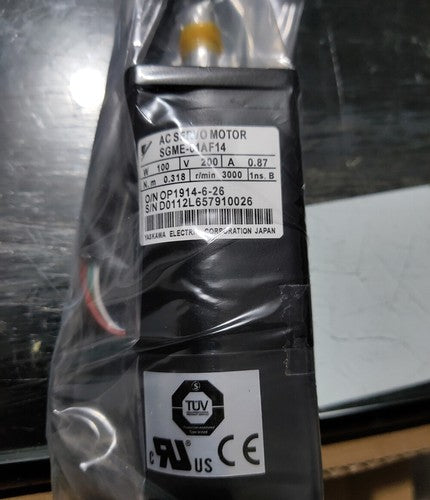 Yaskawa SGME-01AF14 Servo Motor 1PC ping SGME01AF14