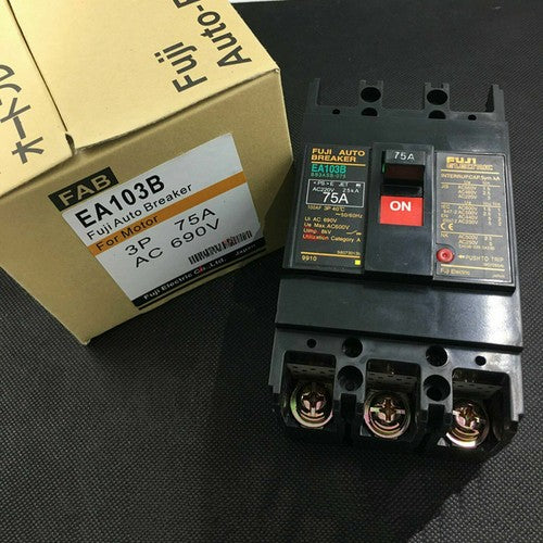 1PC Fuji EA103B 3P 75A Circuit Breaker ping