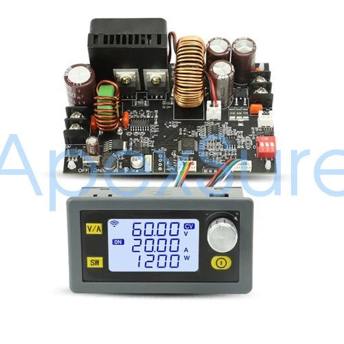 CNC Adjustable DC Voltage Regulator XY6020L 1200W DC 6V-70V to 0-60V Buck Module