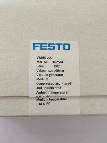 Festo VADM-200 162504 Vacuum Generator One VADM200