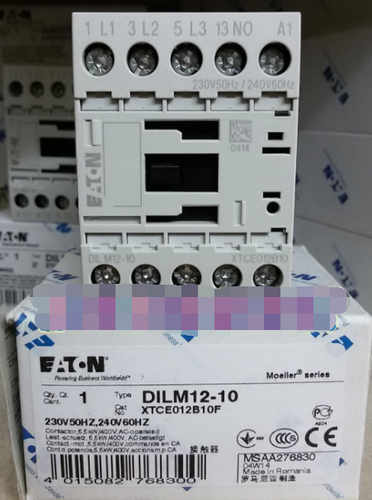 1PC EATON MOELLER DILM12-10 230V50Hz,240V60Hz Contactor DILM1210