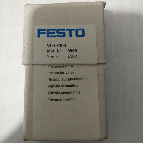 Festo VL-5-PK-3 4504 Valve One ping VL5PK3
