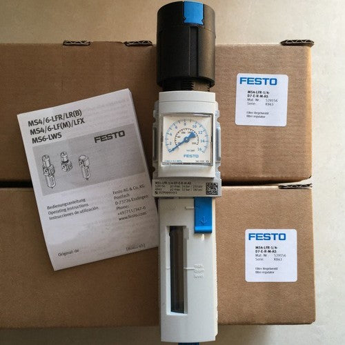 Festo MS4-LFR-1/4-D7-ERM-AS 529156 Relief Valve One MS4LFR1/4D7ERMAS