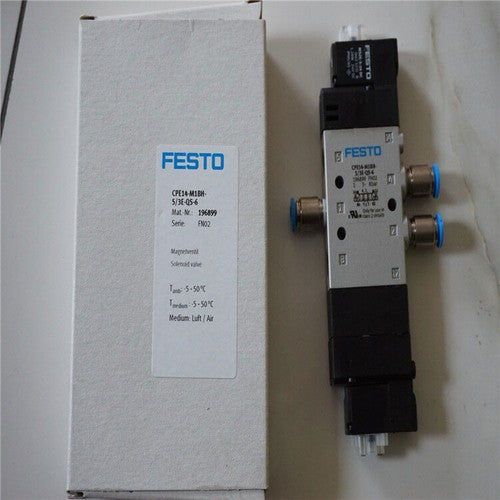 Festo CPE18-M1H-5LS-QS-8 163154 Solenoid Valve One Free Ship CPE18M1H-5LSQ