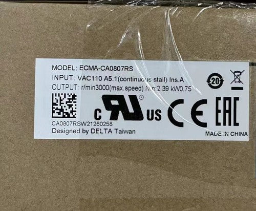 Delta ECMA-CA0807RS Servo Motor One ECMACA0807RS ping